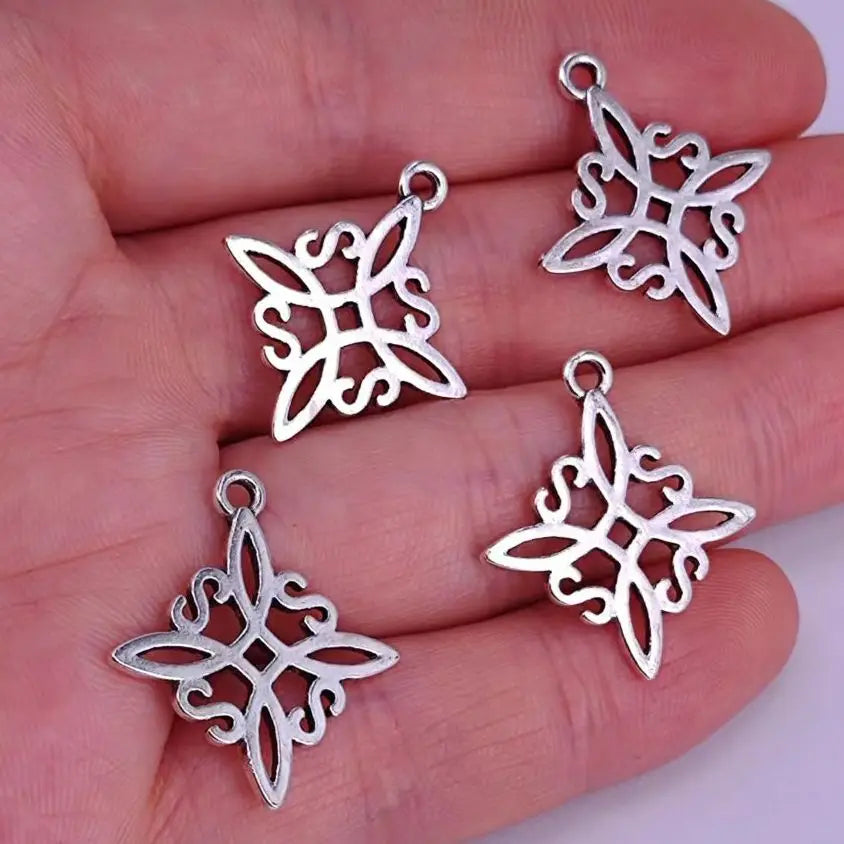 50PCS Witch Knot Celtic Charm Pendants