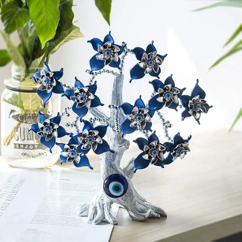 Turkish Blue Evil Eye Tree Amulet for Home/Car/Garden