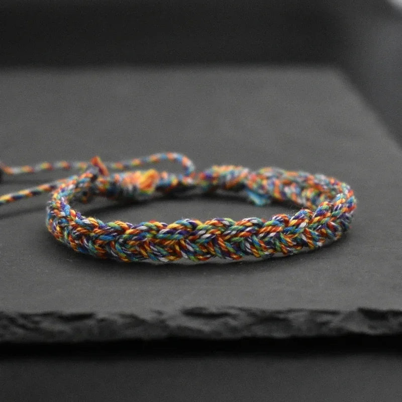 Multi-Color Tibetan Buddhist Bracelet