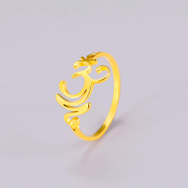 Om Aum Symbol Ring