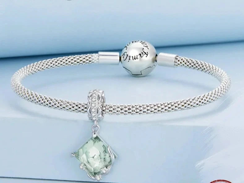 Charm with Zircon for Bracelets