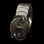 Men's Retro Dragon Belt – Gold Stainless 
