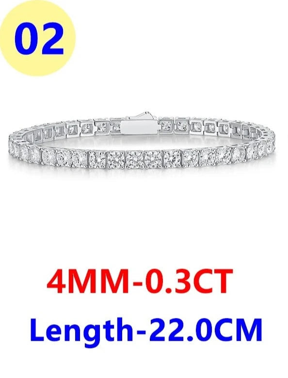 Tennis Bracelet 925 Sterling Silver