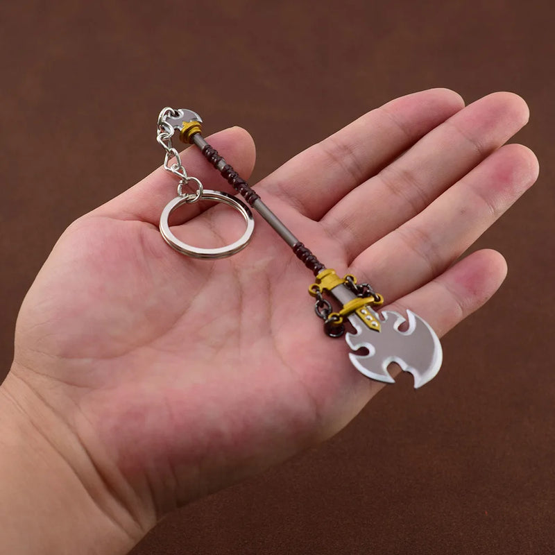 Metal Weapon Keychain