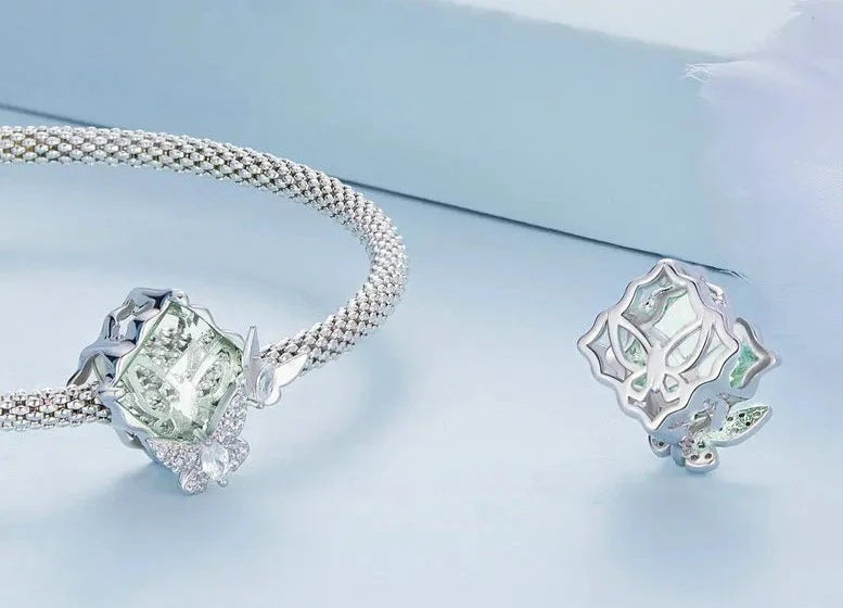Charm with Zircon for Bracelets