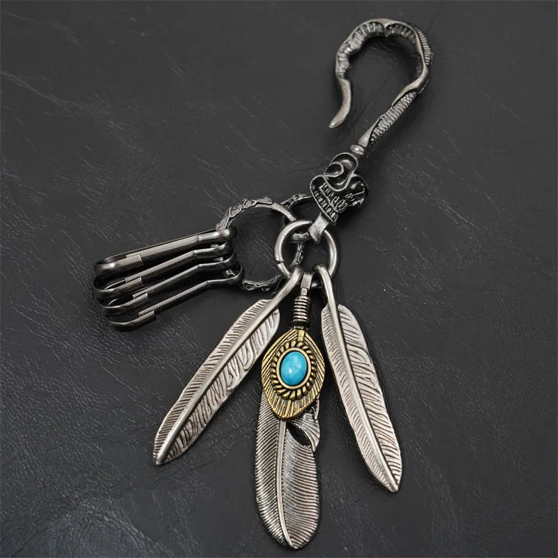 Feather Tassel Keychain