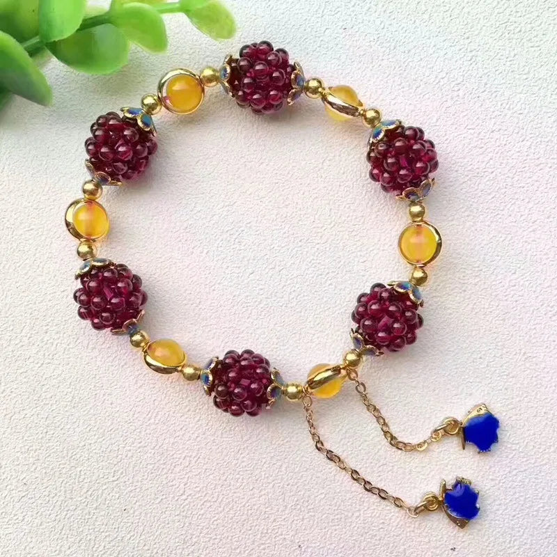 Natural Amazonite Adjustable Beaded Bracelet