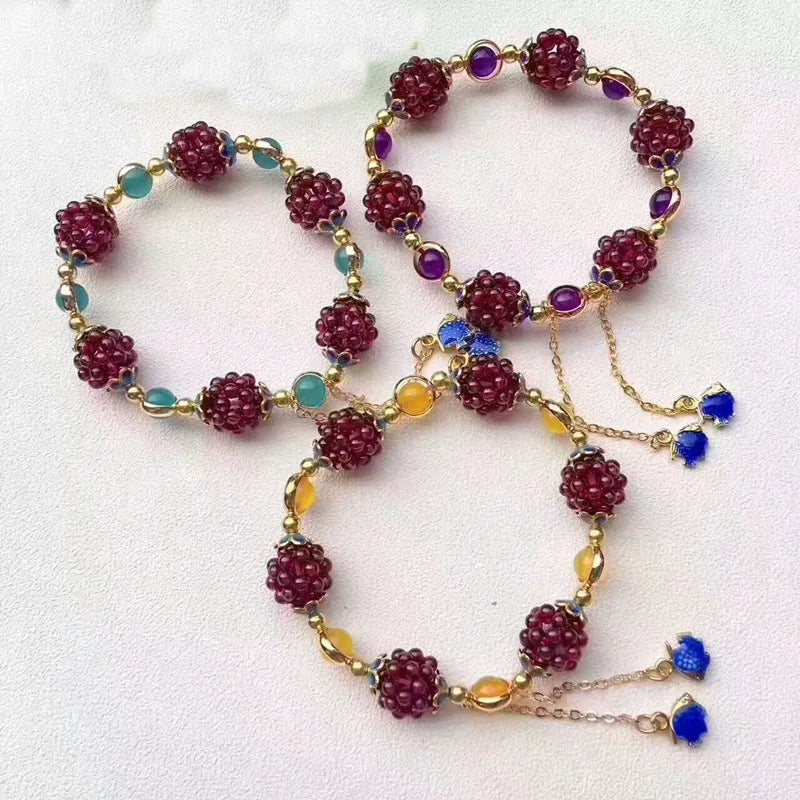 Natural Amazonite Adjustable Beaded Bracelet