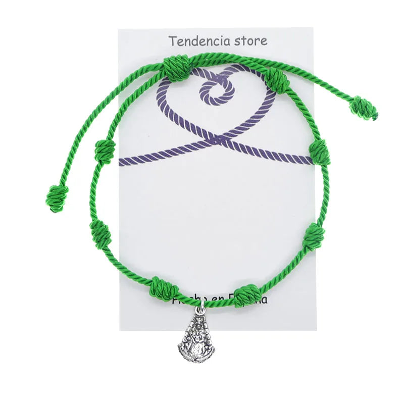 Adjustable 7-Knot Amulet Bracelet