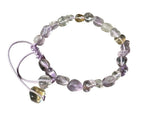Ametrine Bracelet – Amethyst & Citrine Crystal Beads
