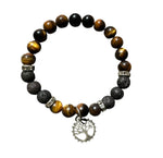 Tiger’s Eye Tree of Life Bracelet – 8mm