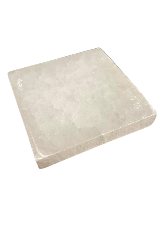 Crystal Plate (White Salenite)