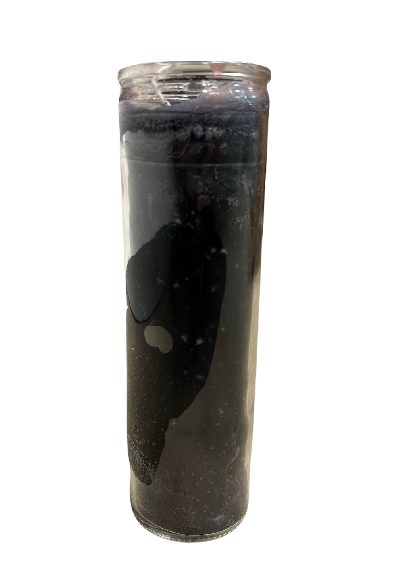 Glass Jar Candle Black