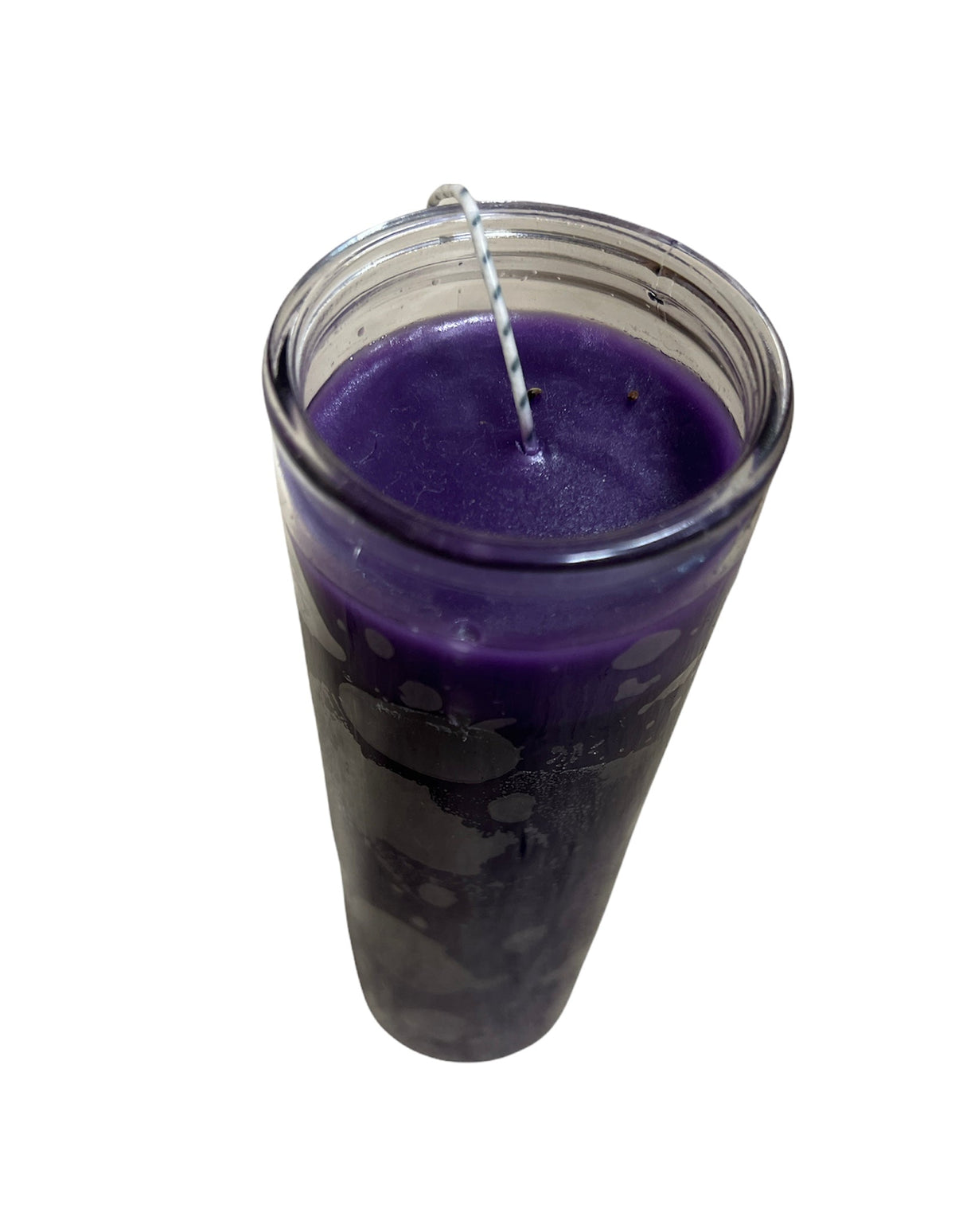 Glass Jar Candle Gray