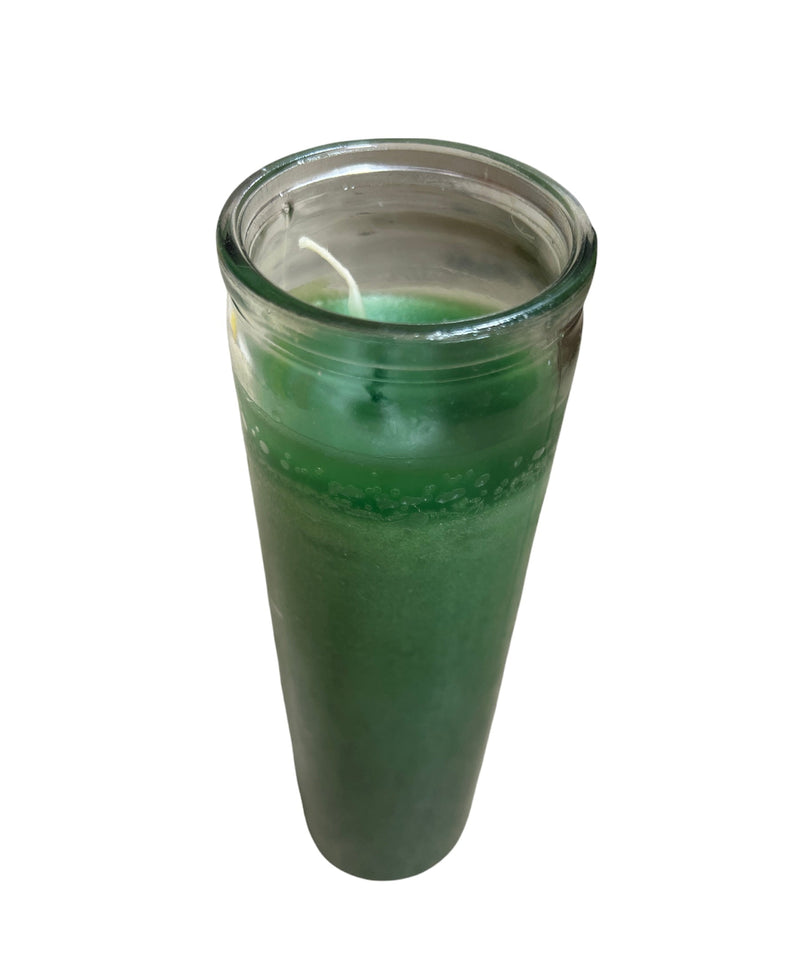 Glass Jar Candle Green