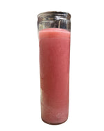 Glass Jar Candle Pink