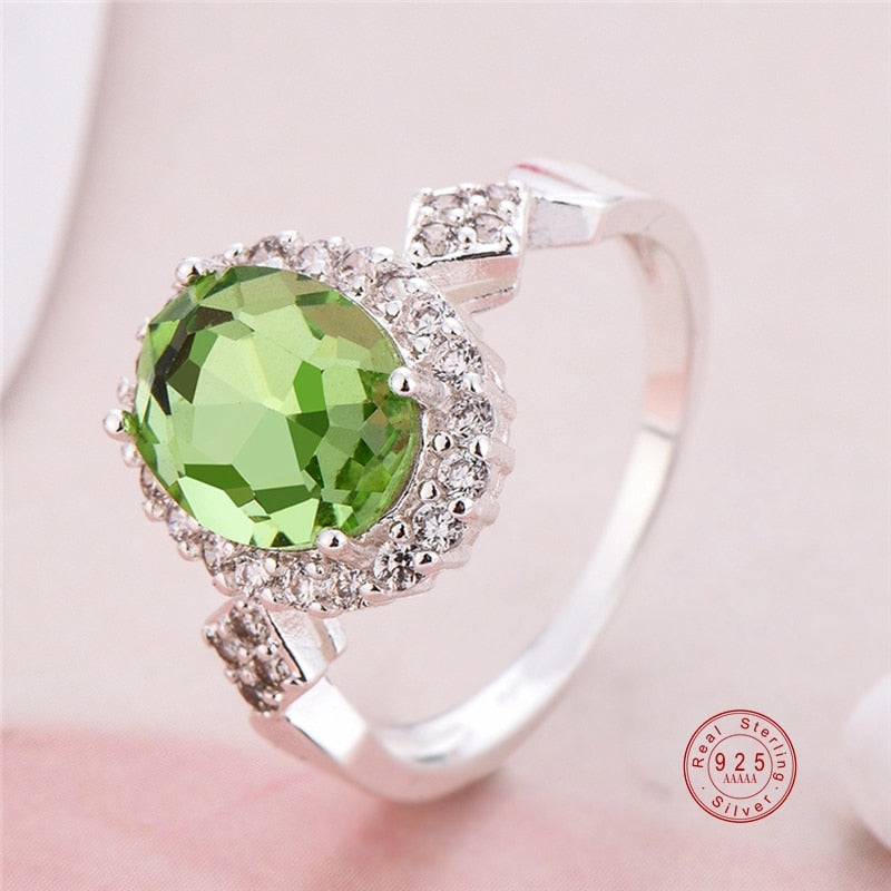 CZ Crystal Finger Rings
