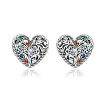 Tree of Life 925 Sterling Silver Stud Earrings