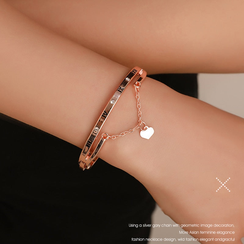 Rose Gold Stainless Steel Bracelets