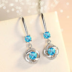 Crystal Zircon Stone Earrings