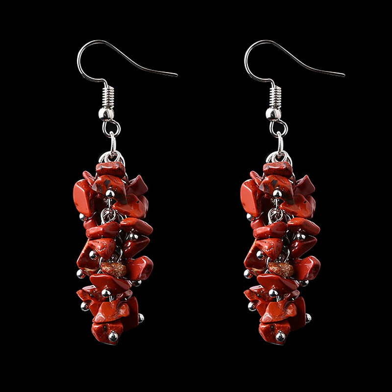 Crystal Quartz Dangle Earrings
