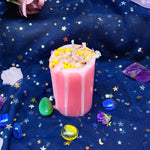 Western horoscope magic ritual candle Runes Enhance energy Herbal suction gold candles Wish Transit Candle for religious prayer
