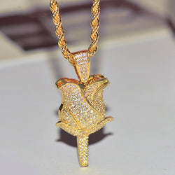 14K Gold 1 Carat Diamond Necklace