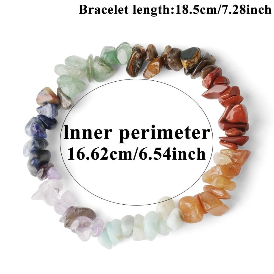 7 Chakra  Healing Crystal Bracelet