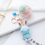 Luxury Lucky Rabbit Fur Keychain Keyring