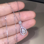 Solid 925 Silver Color Necklace