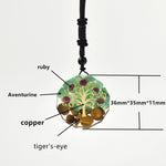 Tree Of Life Energy Orgonite Necklace