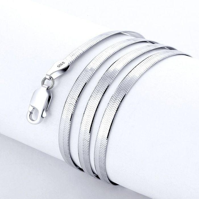 925 Sterling Silver 4MM chain Necklace