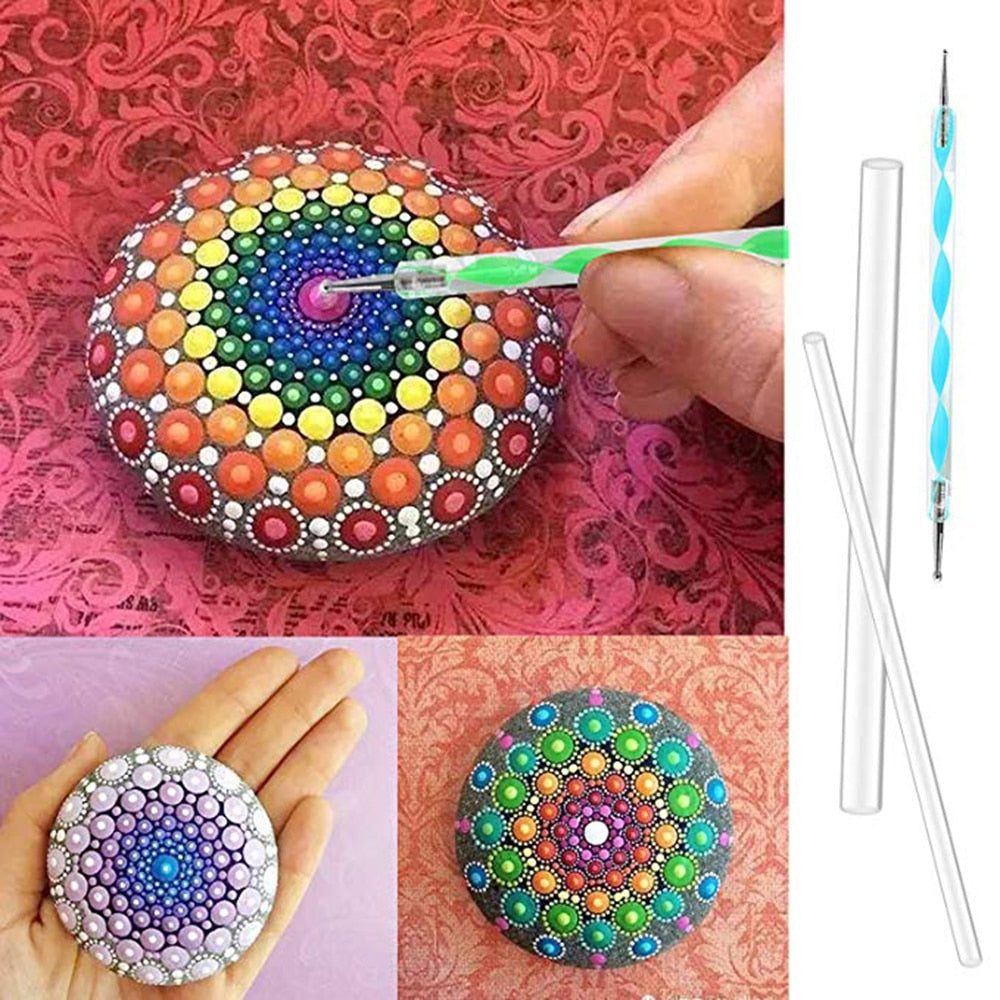 Stone Embossing Starter Drawing Stylus Pens Art Kit