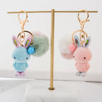 Luxury Lucky Rabbit Fur Keychain Keyring