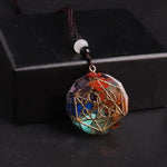 Seven Veins Energy Pendant Necklace