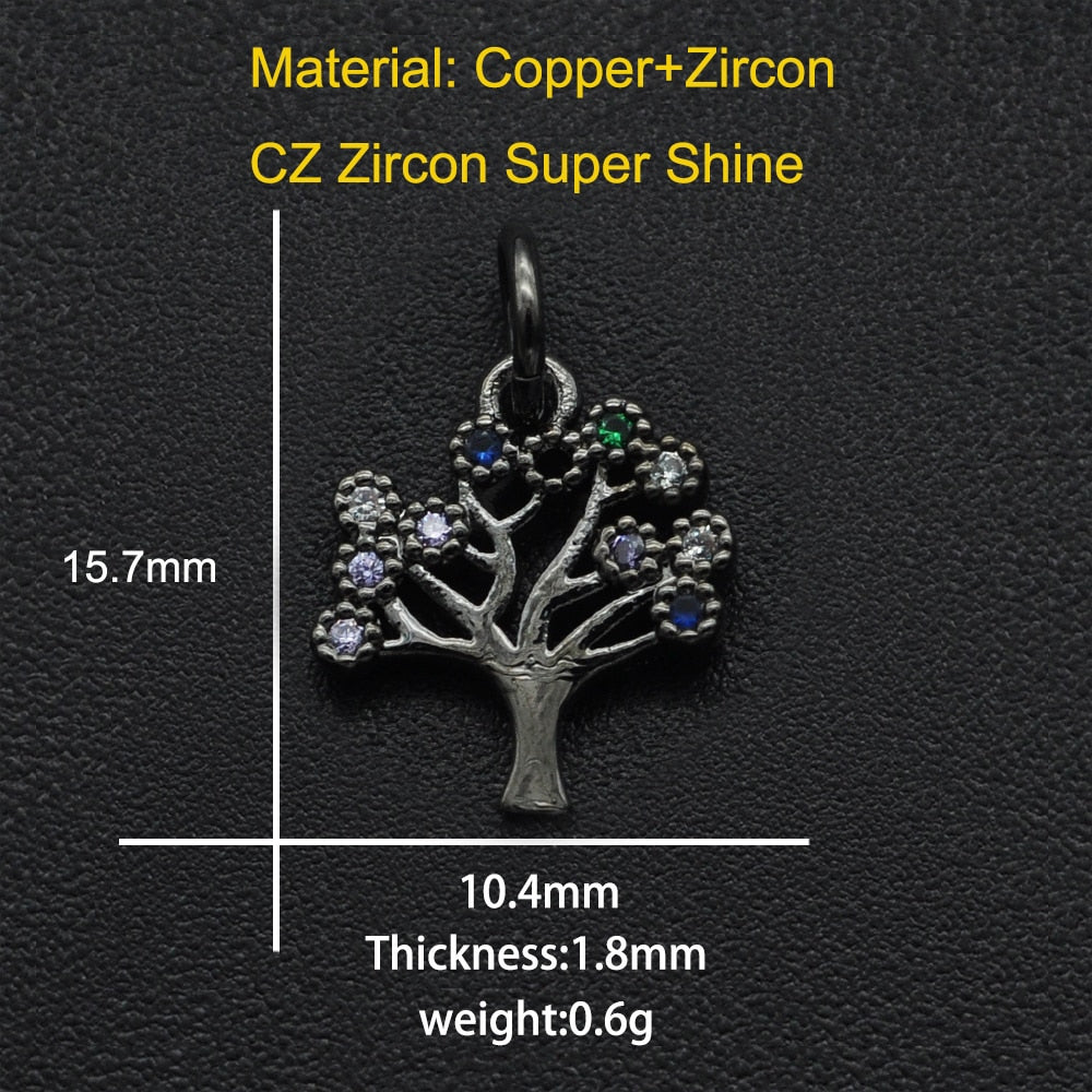 CZ Charms Cactus Necklace Pendant