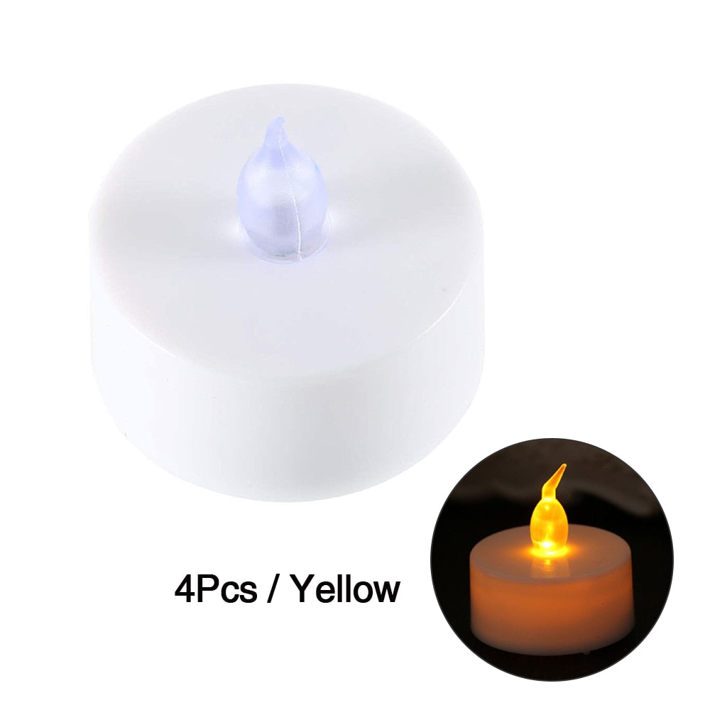 Christmas Snowman LED Light Candle