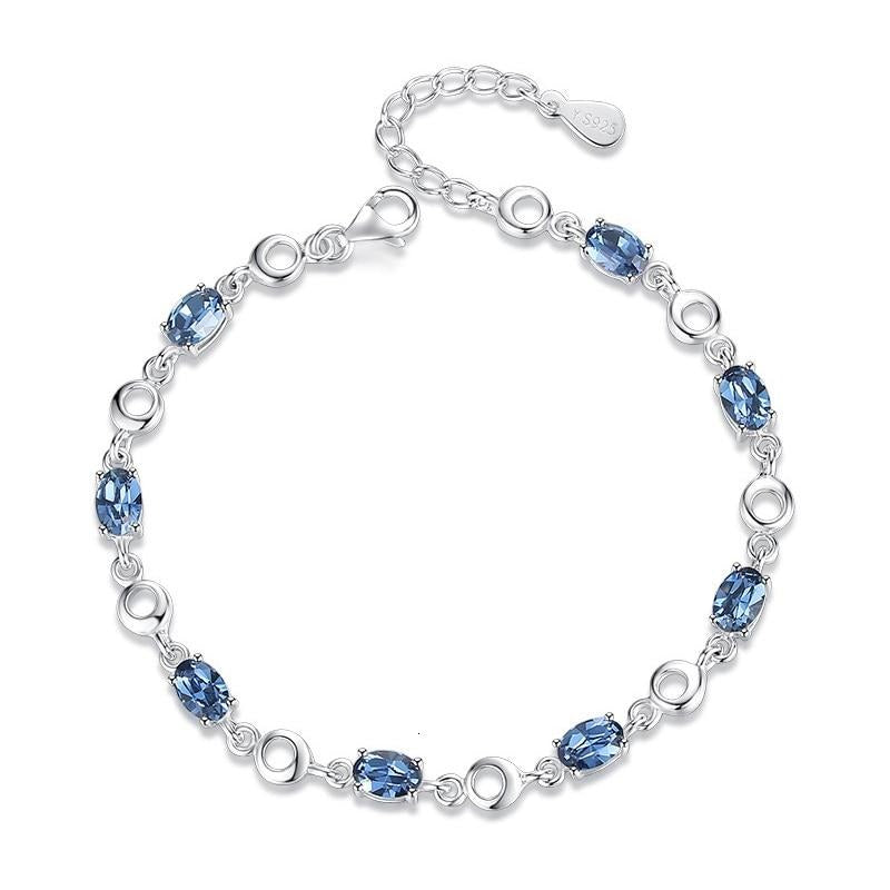 Silver 925 Jewelry Topaz Bracelets