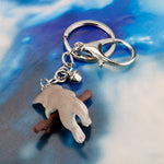 3D cat keychain