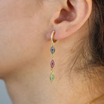 long dangle drop earring