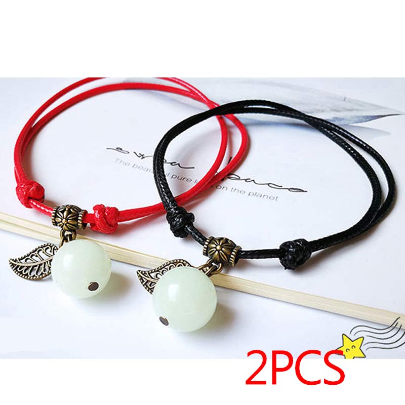 Luminous Bead Anklets Bracelets For Women