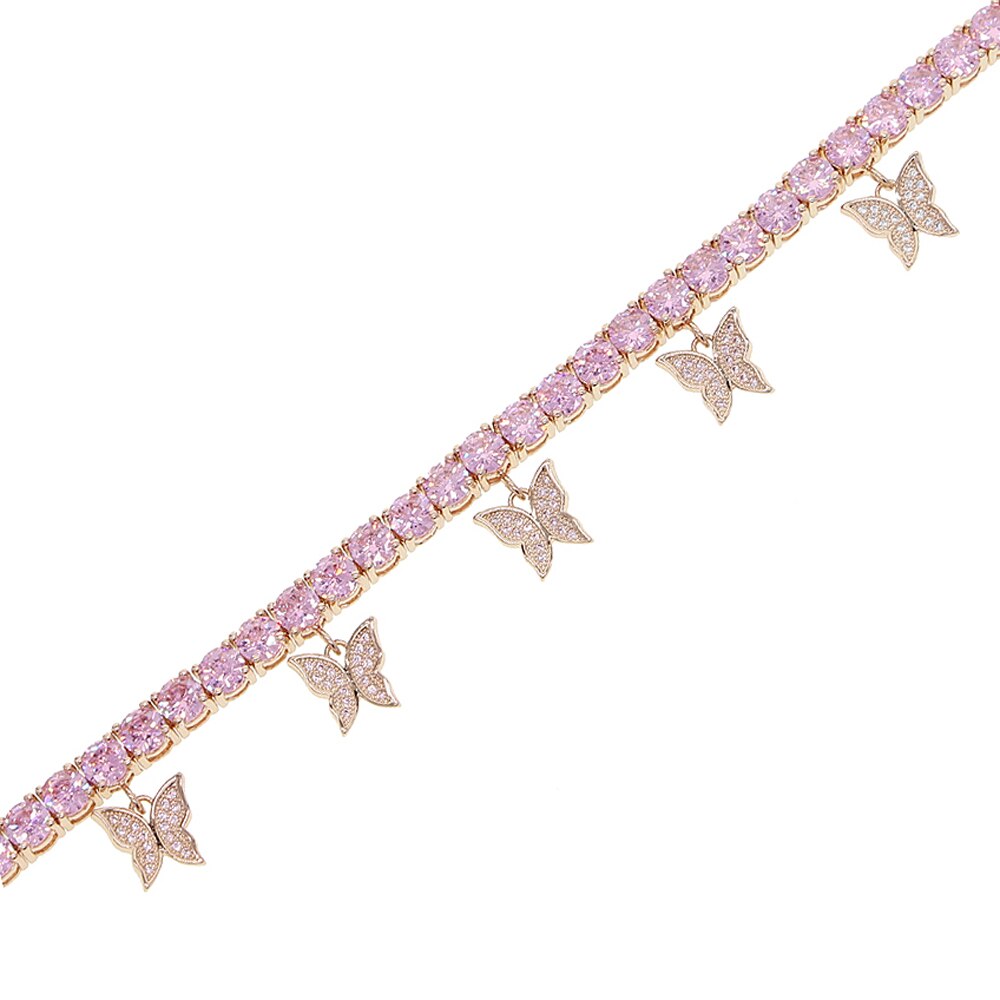 Butterfly Charm Anklet