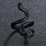 Double Head Snake Adjustable Rings