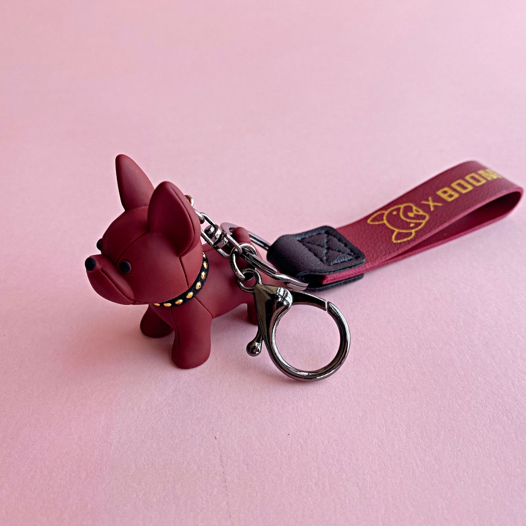 Cartoon Method Fighting Dog Keychains