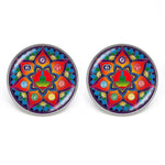 7 Chakra Reiki Photo Stud Earring
