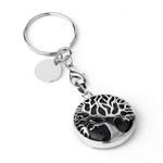 Luxury Crystal Stone Tree of Life Keychain