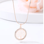 Hot Small Tree of Life Crystal Pendant Necklace for Women Gifts