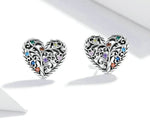 Tree of Life 925 Sterling Silver Stud Earrings
