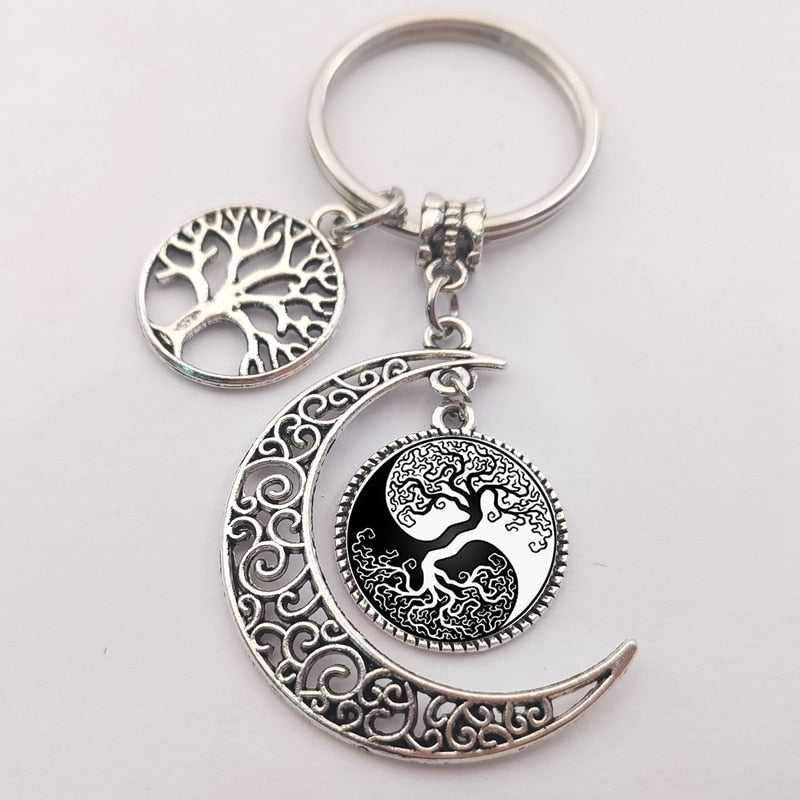 Tree of life statement keychain