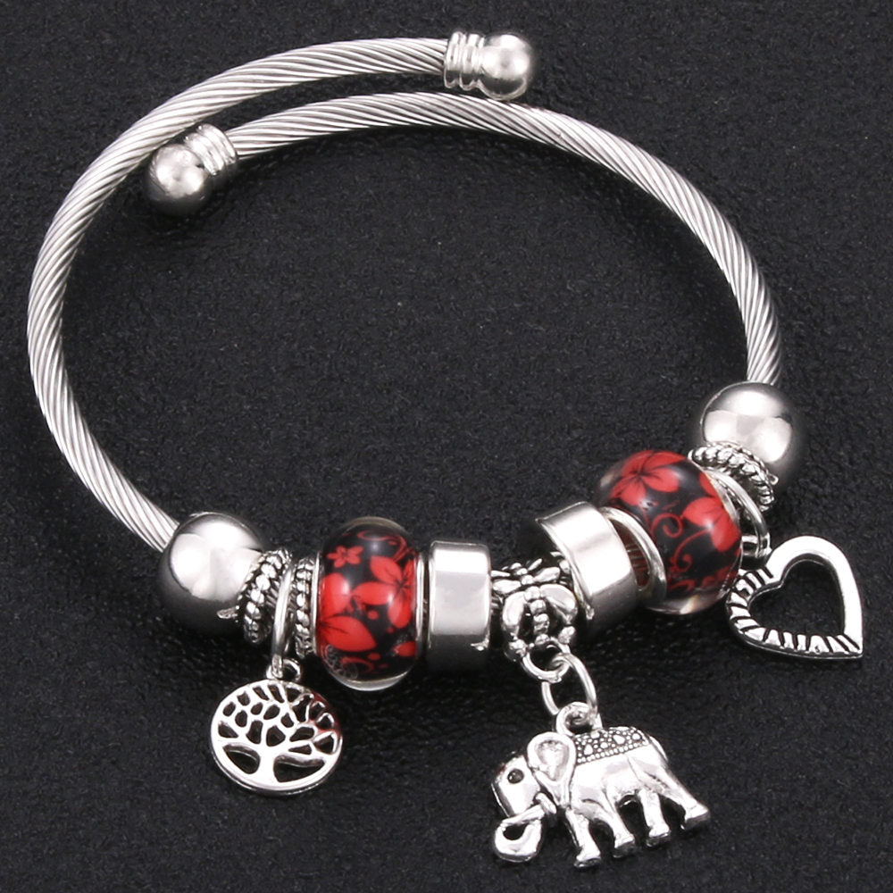 Tree of Life Elephant shape Bracelet